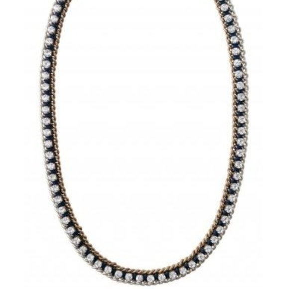 Stella & Dot | Retired La Coco Hematite+Rhinestone Cupchain Necklace - Picture 5 of 16